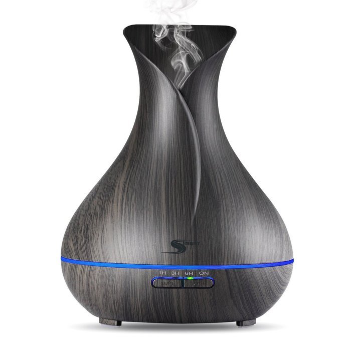 Aroma Essential Oil Diffuser, Simway 400ml Ultrasonic Cool Mist Aroma Humidifier with Waterless Auto Shut-off,...