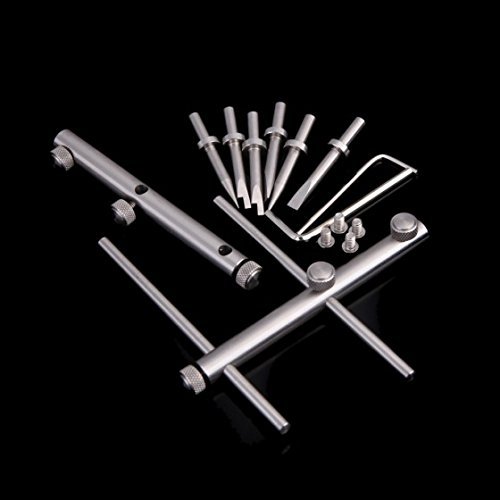 Kingzer Professional DSLR Camera Lens Repair Spanner Wrench Opening Open Tool 3 Tips10-100mm for Canon Nikon Sony... N9