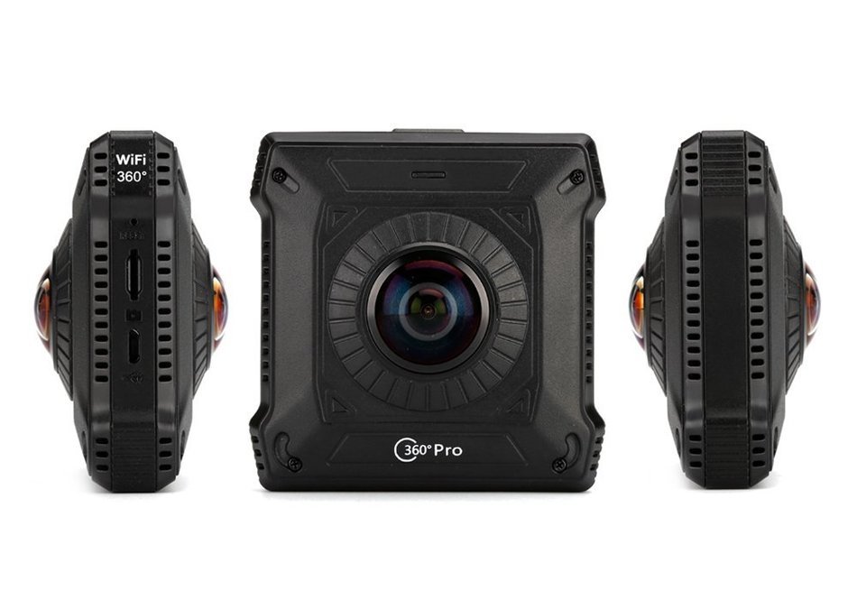 720 Degree View Action Camera - Two Back To Back Cameras, Wi-Fi, 1/4 Inch CMOS Sensor, SD Card Recording, H.264 N3