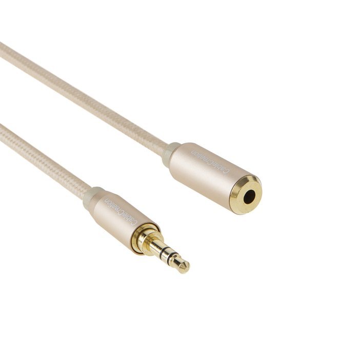 CableCreation 3.3-Feet 3.5mm Braided audio cable, Male to Male Stereo Aux Cable with Premium Metal, for Smartphones... N12