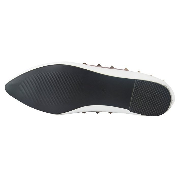 Yaheeda Fashion Flat Wild Rivet Shallow Mouth Women's shoes with pointed N6