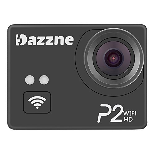 Dazzne P2 Full HD1080P WiFi Waterproof Action Sport Camera Wide Angle Digital Sport Camera 2.0 Inches TFT Screen... N4
