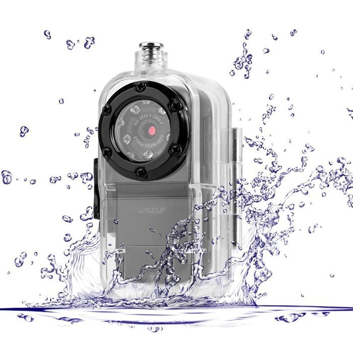 WISE UP 1920x1080P HD Action Camera Sound Trigger Video Recording with IR Day/Night Vision Function N10