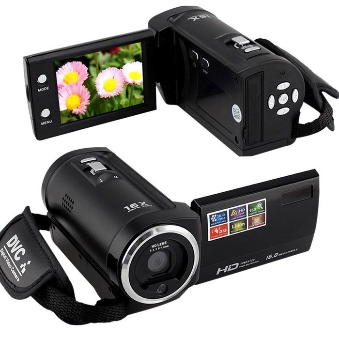 HD-C6 Hd 720p 16mp Digital Video Camcorder Camera Mini Dv 2.7'' TFT LCD 8 x Digital Zoom + Fashion Silicon Bracelet... N4