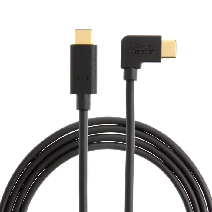 CableCreation Angled Type C (USB-C) to Standard USB 2.0 A Male Cable, USB 3.1 USB-C for Apple The Macbook, Chromebook... N7