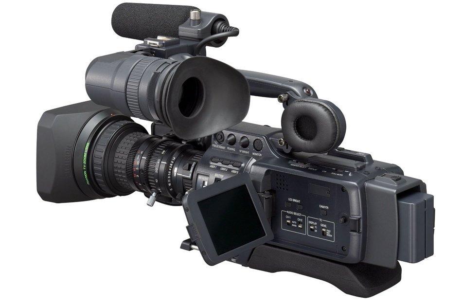 JVC GY-HD110U High Definition 3-CCD MiniDV Professional Camcorder with 16x ProHD Fujinon Lens (Discontinued by... N4