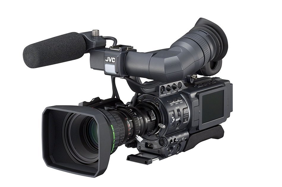 JVC GY-HD110U High Definition 3-CCD MiniDV Professional Camcorder with 16x ProHD Fujinon Lens (Discontinued by... N5