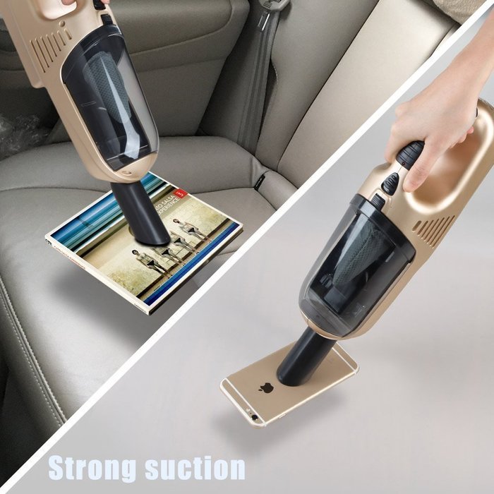 Car HouseHold Dry Vacuum Cleaner, Bcccke Whirlwind Function 7.2V 60W Ni-CD 1300MA Suction:2.8KPA Dust Buster Cordless...