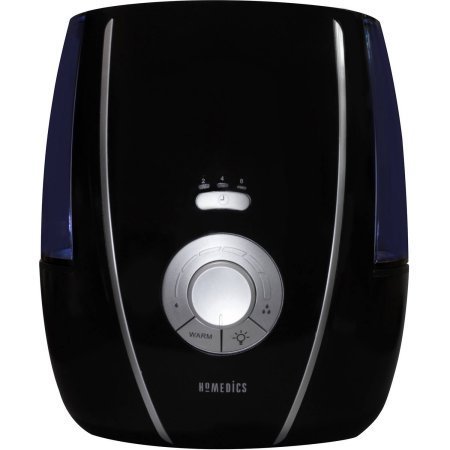 HoMedics Ultrasonic Warm and Cool Mist Humidifier with Humidistat, UHE-WM80