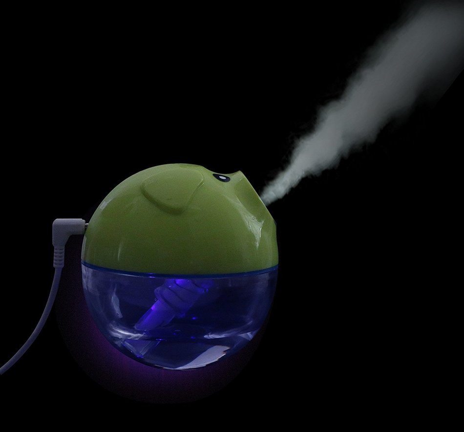 GetMine Mini Mist Humidifier Cute Cartoon Pig Shape Suitable for Bedroom or Office, White N3