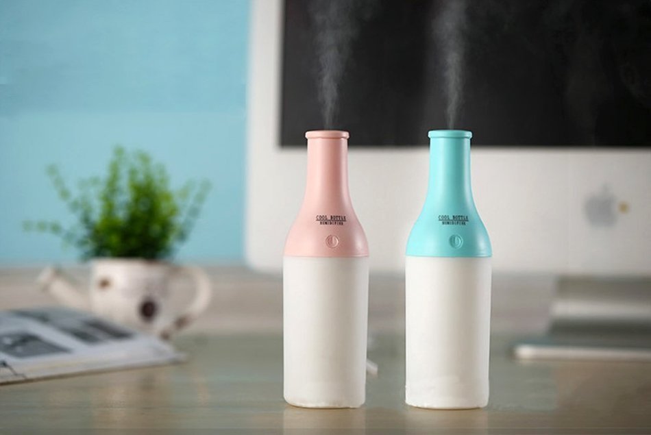 Familybuy Portable Mini Humidifier USB Humidifier Ultrasonic Cool Mist Humidifier Personal Humidifier Air Purifier... N3