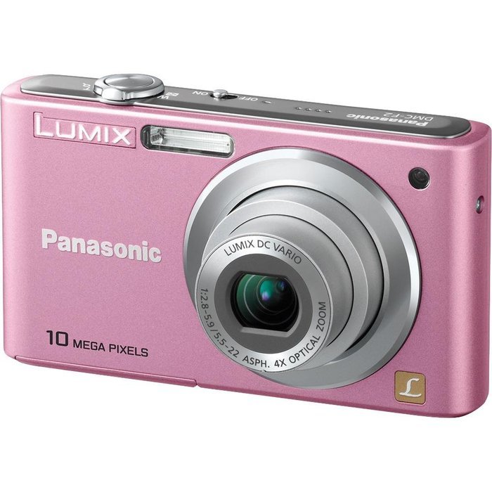 Panasonic DMC-F2K Lumix 10.1MP Digital Camera with 4x Optical Zoom (Pink)