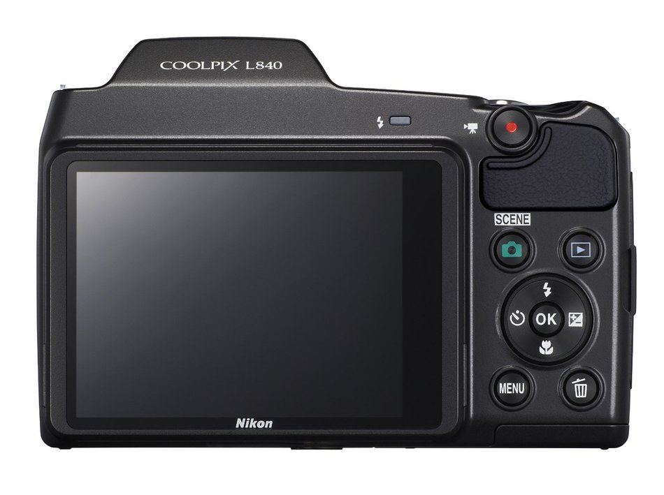 Nikon COOLPIX L840 Digital Camera with 38x Optical Zoom and Built-In Wi-Fi (Black) N10