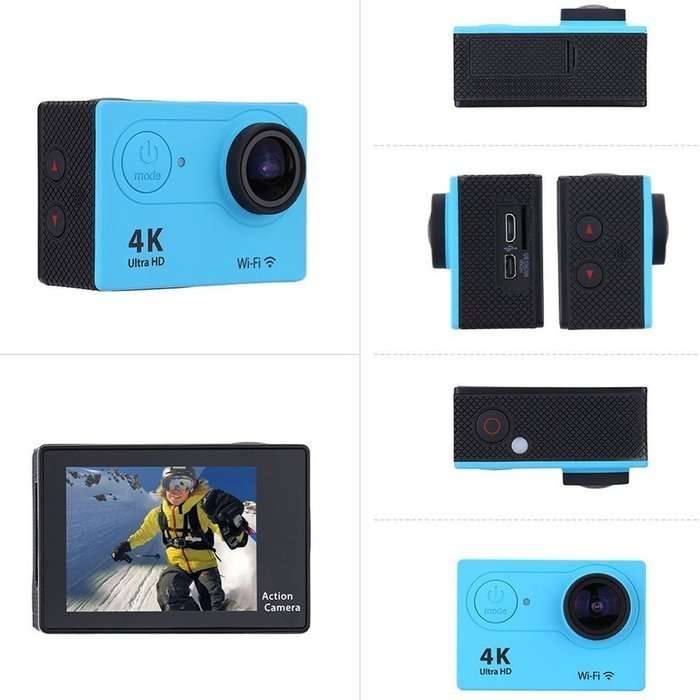E.life 4K Wifi Waterproof Sports Action Camera Motion Recorder 12MP 1080P HD Camera DV Camcorder Cam for Outdoors... N22