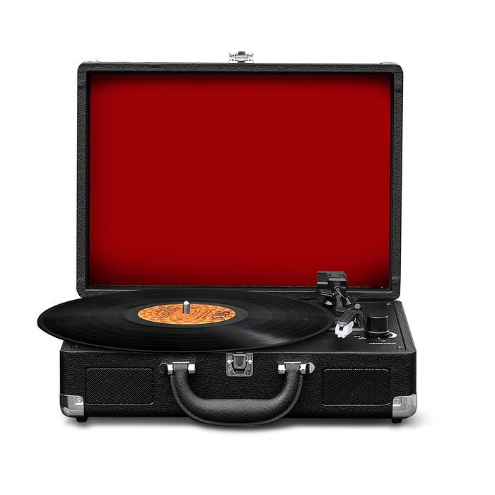 Pyle Bluetooth Speakers Turntable,Black (PVTTBT9BK) N2