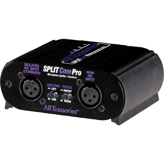 ART Splitcom Pro 2 Way Microphone Splitter and Combiner