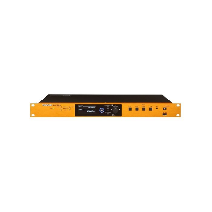 Tascam CG-1000 | 1RU OCXO AES S PDIF BNC Input 12 Word Clock 256 Fs Output Master Clock Generator N2