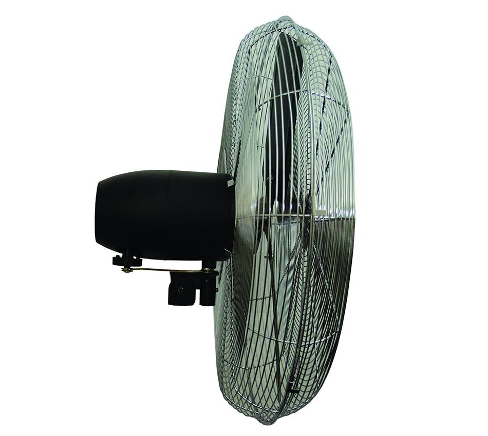 TPI 8749102 CACU24WO Oscillating Commercial Wall Fan, 24"