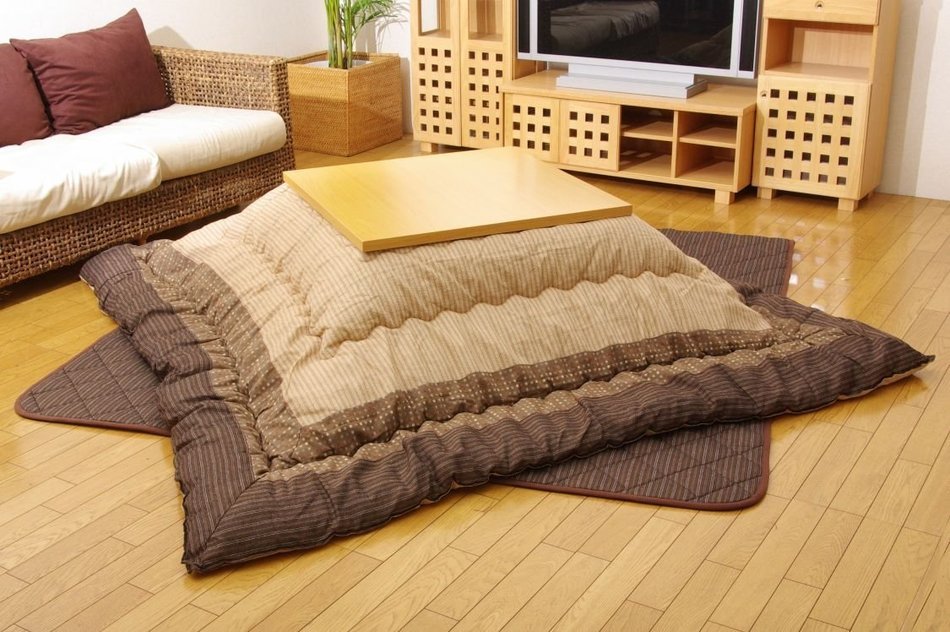 Kotatsu thick blanket "Yukari" Brown 205 &times; 245cm N7