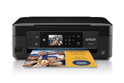 Epson Expression Home XP-424 Wireless Color Photo Printer with Scanner, Copier - Black