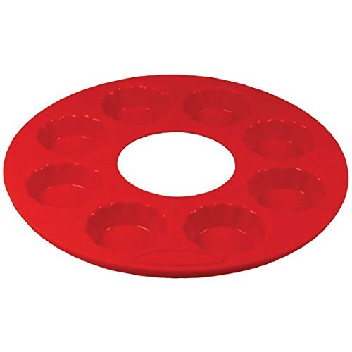 New ORKA OD150201 8-Mold Tartlet Pan, Set of 2 (Red)
