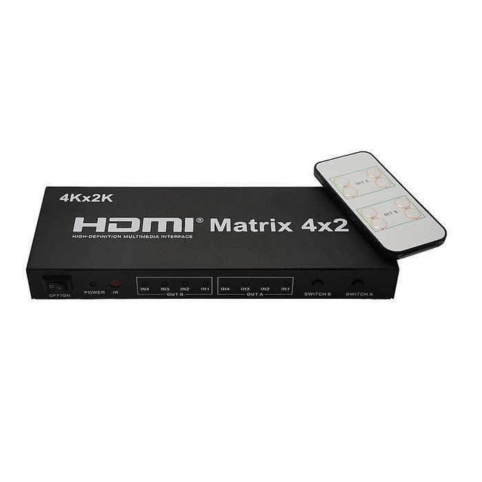LinkS 1x8 8 Ports HDMI Powered Splitter for Full HD 1080P & 3D Support (One Input To Eight Outputs) N12