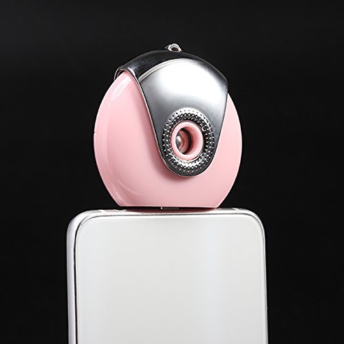 Mini Diffuser USB Luckyfine Cell Phone Beauty Mist Spray Diffuser Phone Humidifier Facial Steamer Blue-Android N12