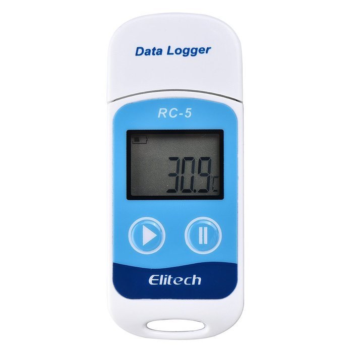LADEY 16000 Points Digital LCD Display USB Temperature Data logger Datalogger Temp Recorder High Accuracy Temperature... N10