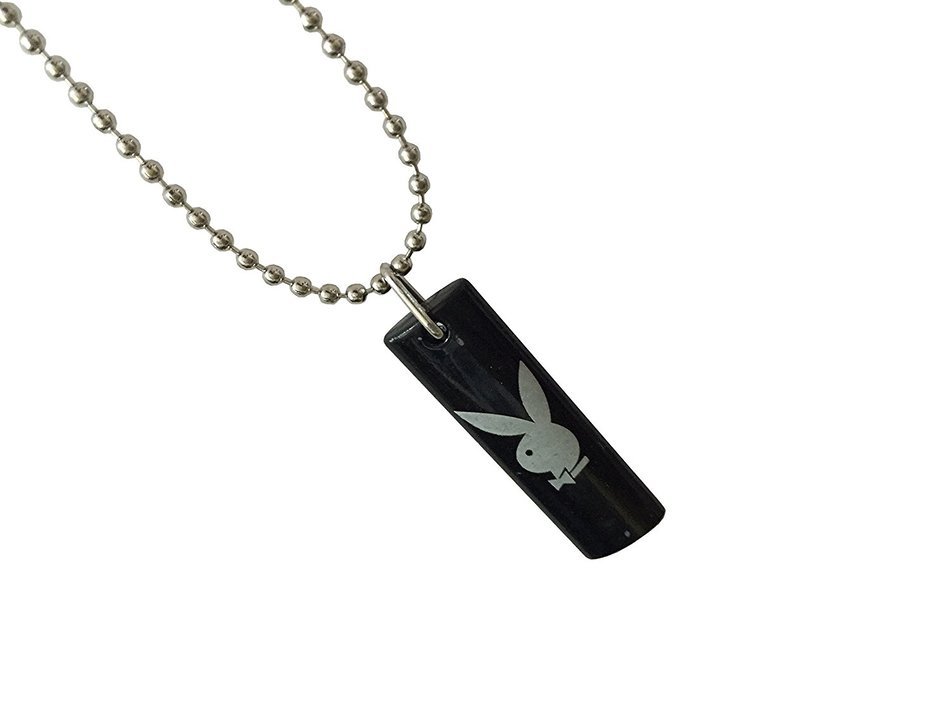 Storite Fashion "Play Boy" Pendant Locket/Nackless Metal Finish