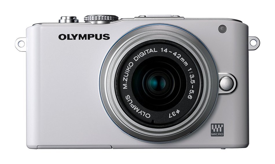 Olympus PEN E-PL3 14-42mm 12.3 MP Mirrorless Digital Camera with CMOS Sensor and 3x Optical Zoom (White) - International... N5