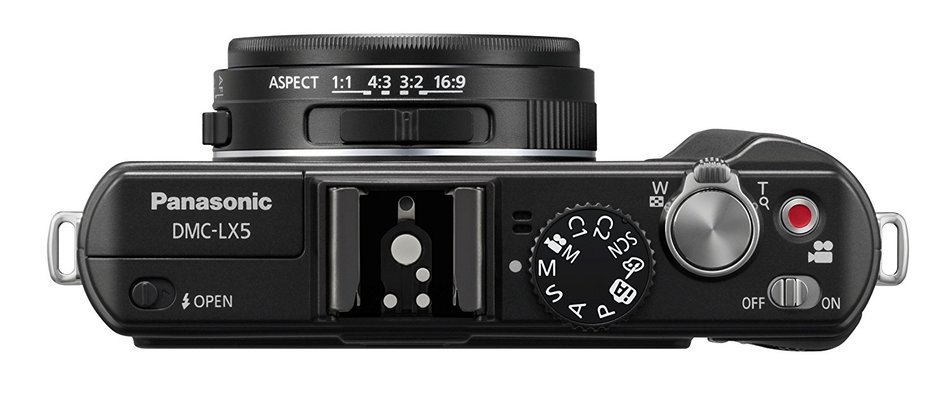 Panasonic Lumix DMC-LX5 10.1 MP Digital Camera with 3.8x Optical Image Stabilized Zoom and 3.0-Inch LCD - White N19