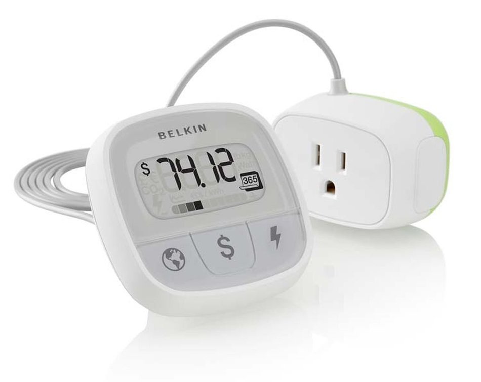 Belkin 8-Outlet Conserve Switch Surge Protector with 4-Foot Cord and Remote, F7C01008q N13