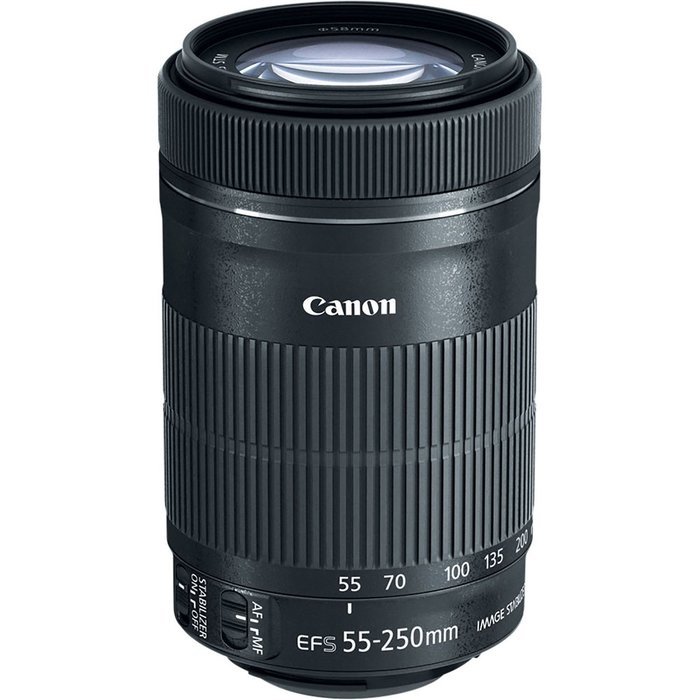 Canon EOS 80D Wi-Fi Full HD 1080P Digital SLR Camera + Canon 18-55mm IS STM Lens + Canon 55-250mm IS STM Lens... N6