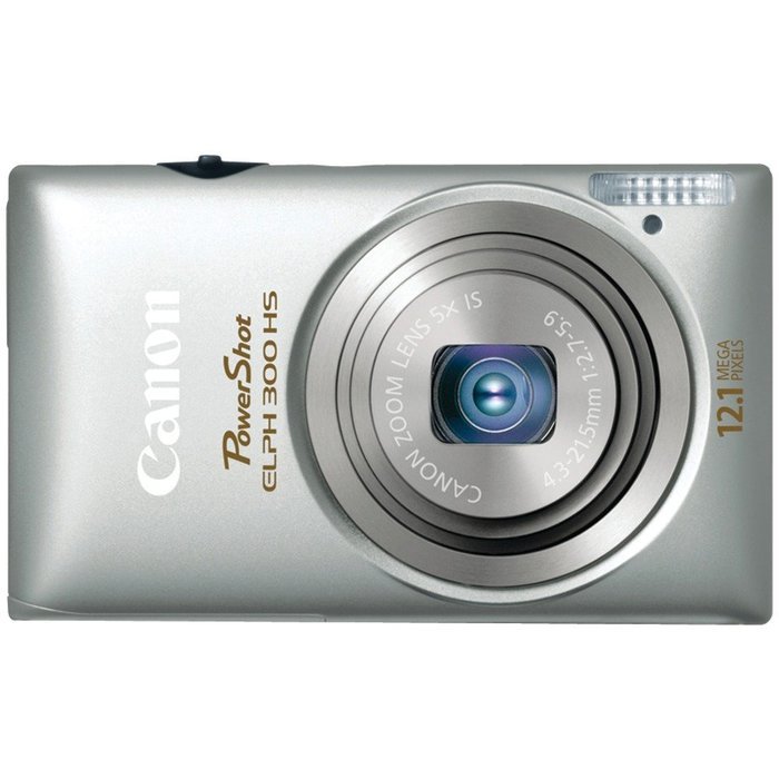 Canon PowerShot ELPH 300 HS 12.1 MP Digital Camera (Black) N10