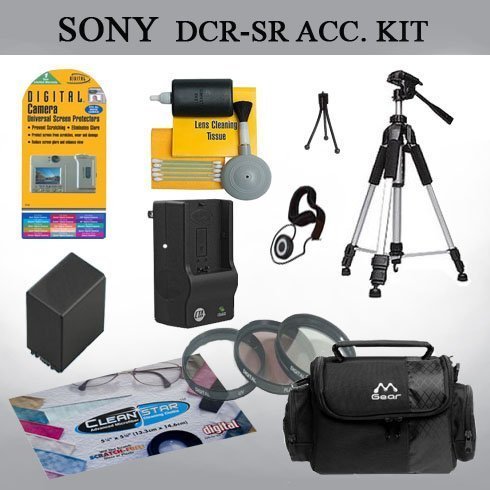 Advanced Accessory Kit for the Sony SR42 SR45 SR62 SR65 SR82 SR85 Handycam Camcorder N6