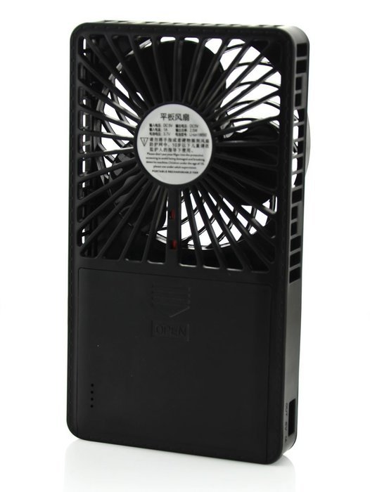ETONG Hand-held Mini Fan Portable Electric-Powered Cooler 3 Speeds USB Fan Rechargeable Personal fan with 18650... N10