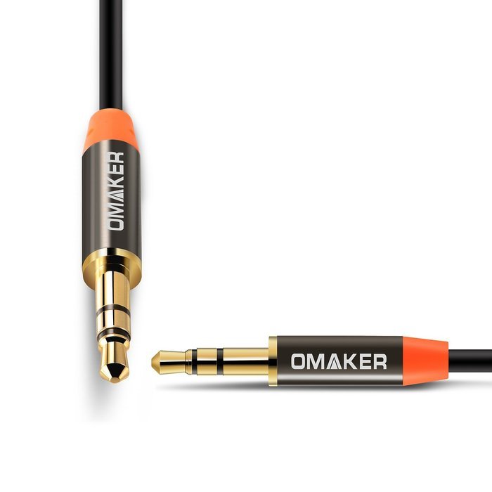 Omaker 3 Pack Optimum Combination 3.5mm Male to Male Stereo Audio Cable Cord N2