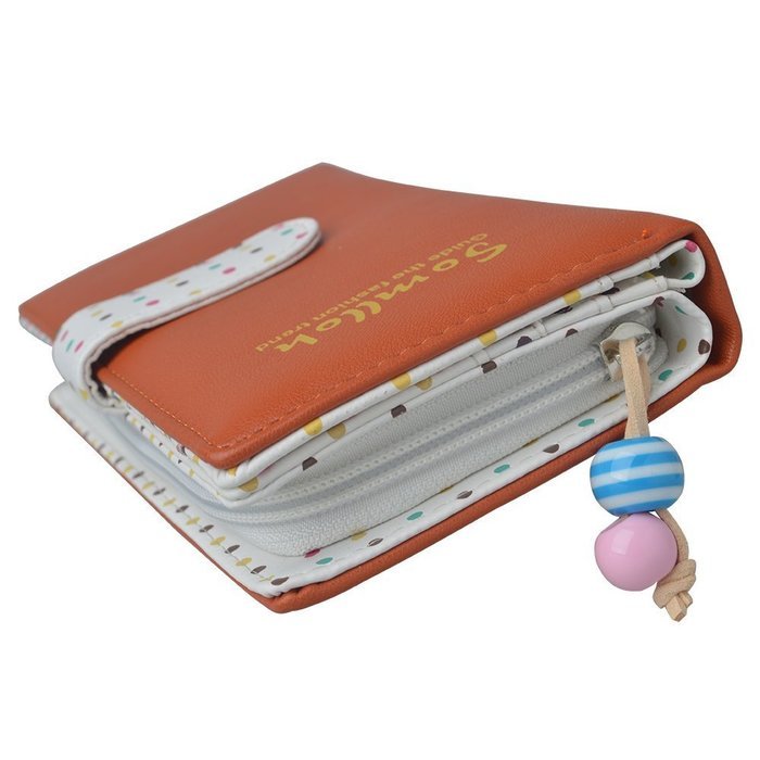 Spritech(TM) Women Girl PU Leather Clutch Wallet Credit Card Holder Zip Phone Handbag N56