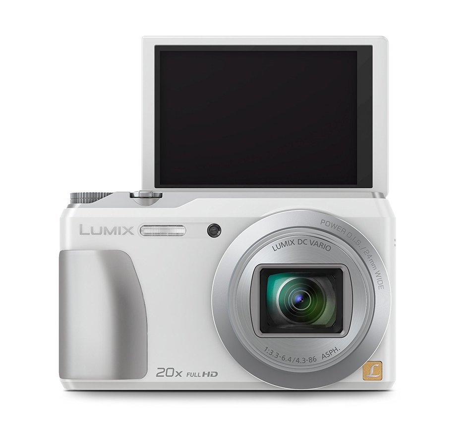 Panasonic DMC-ZS35W Digital Camera with 3.0-Inch TFT LCD (White) N6