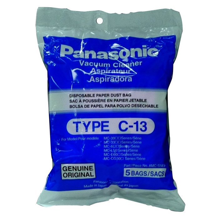 Panasonic AMC-S5EP Replacement Bag for MC-3900/MC-3920, 5 bags per pack