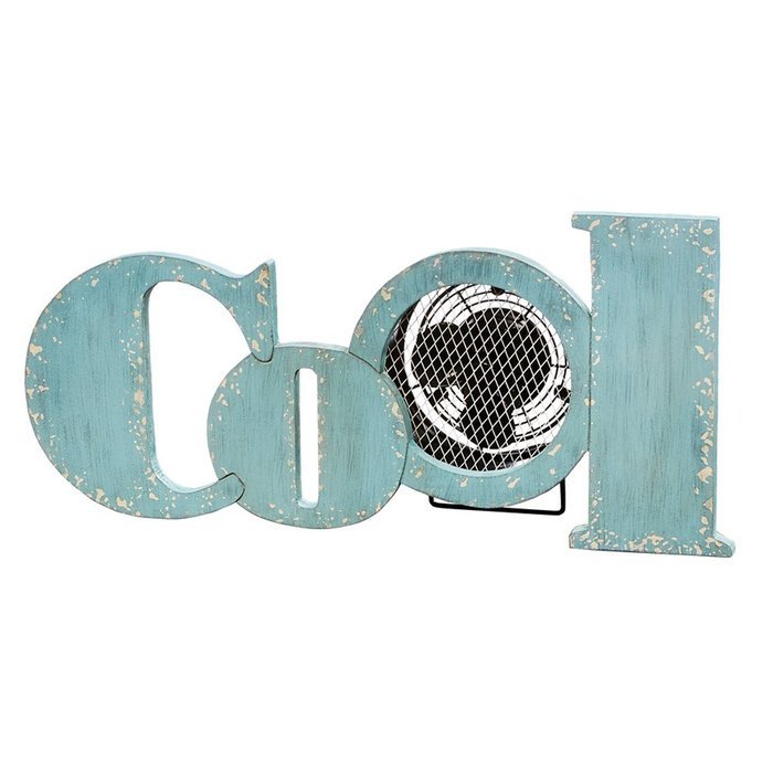Deco Breeze DBF0115 Figurine Wooden Cool Fan