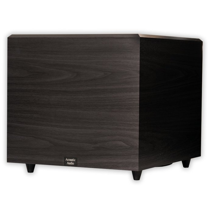Acoustic Audio PSW-6 Down Firing Powered Subwoofer (Black) N12