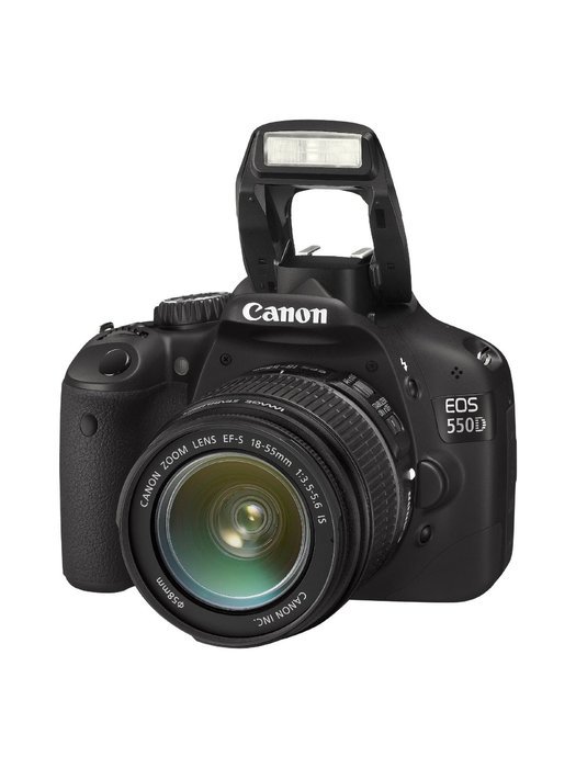 Canon EOS 550D (European EOS Rebel T2i) 18 MP CMOS APS-C Digital SLR Camera with 3.0-Inch LCD and EF-S 18-55mm... N3