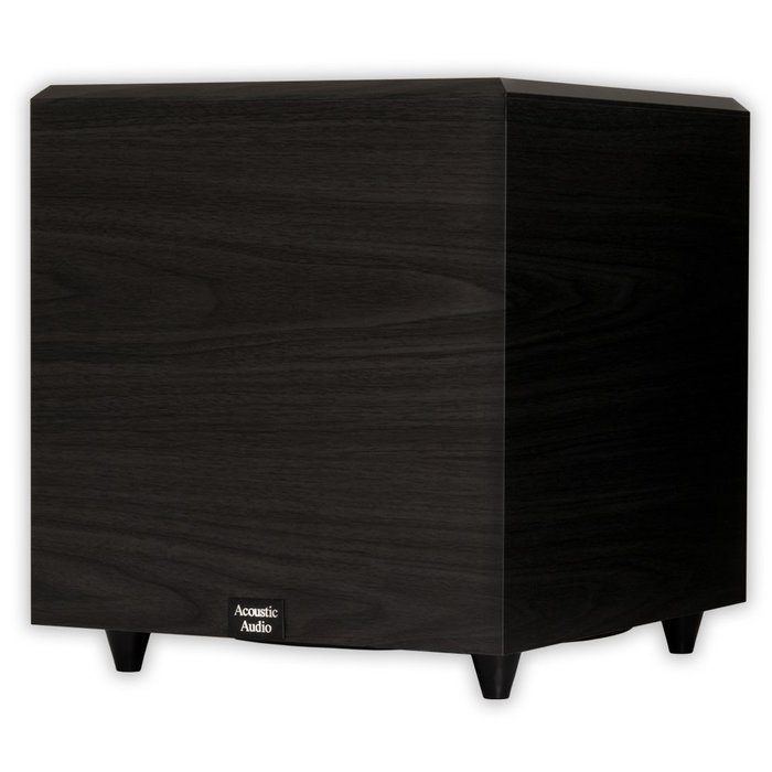Acoustic Audio PSW-6 Down Firing Powered Subwoofer (Black) N15