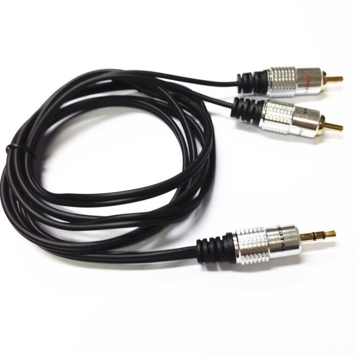 HENGSHENG&reg; 3.0m 10FT PURE 3.5mm Stereo Audio Jack to 2 RCA Twin Phono Plug 24K Gold Cable Lead OFC