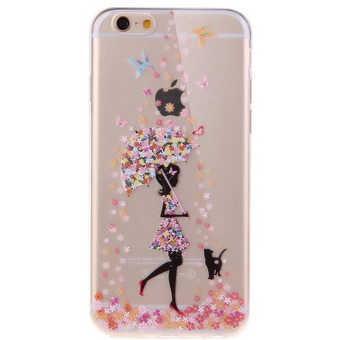 iPhone 6S Case,iPhone 6 6S Bling Glitter TPU Case,PHEZEN Mermaid Pattern Shiny Sparkling Glitter Flexible Soft... N39