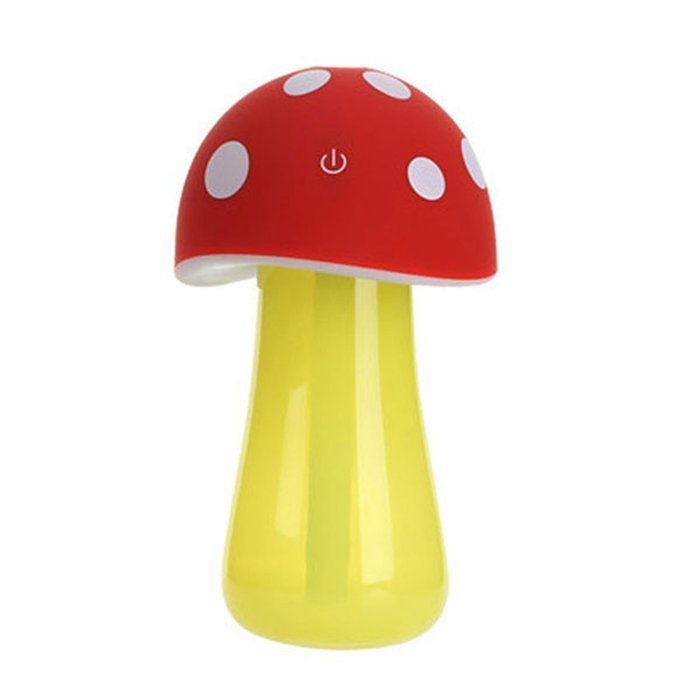 Asdomo USB 200ML Mushroom Mini Atomized Humidifier With LED Light (C)