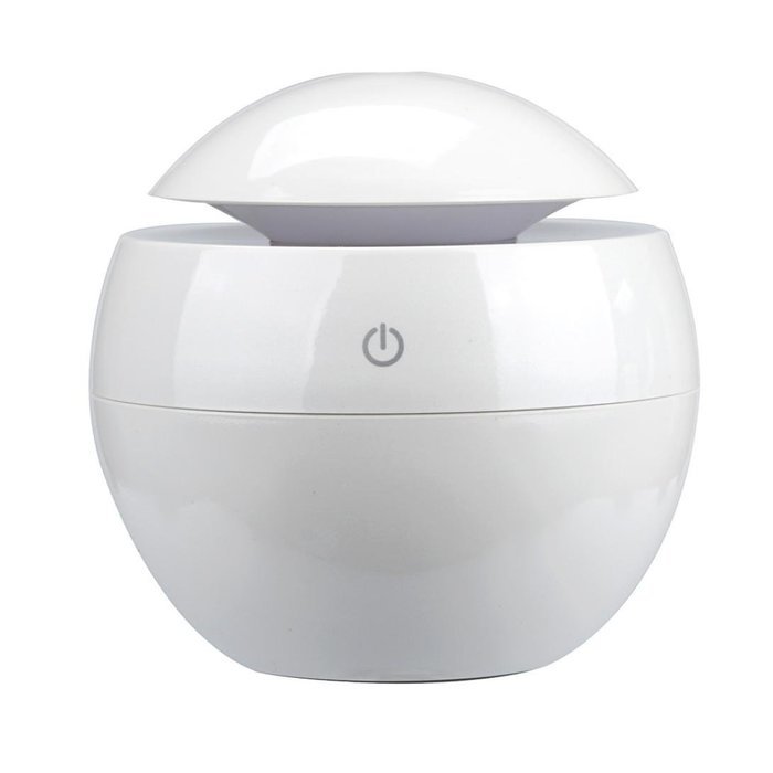 Ecosin LED Aroma Ultrasonic Humidifier USB Essential Oil Diffuser Air Purifier USB Luminous Humidifier (Brown) N5
