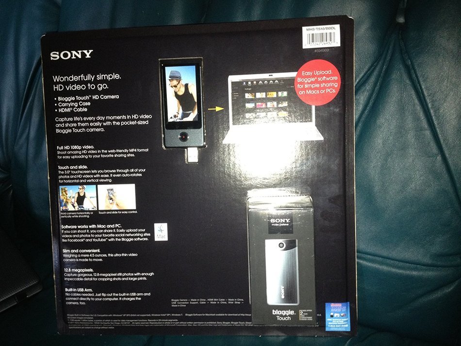 Sony Bloggie Touch (MHS-TS10/BBDL) - 4 GB, 2 Hour N2