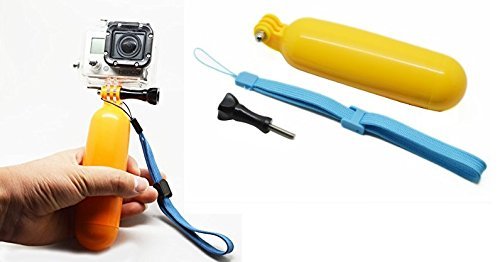 ProGear Orange And Yellow Floaty Bobber With Strap And Screw For GoPro Hero 4/3+/3/2/1 (2 Pack) N2